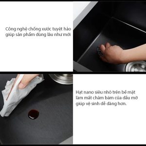 chau rua rosler rl04 688 nano can 6 - Chậu rửa Roslerer RL04-688 Nano cân