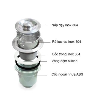 chau rua rosler rl04 8245l 11 - Chậu rửa Roslerer RL04-7245 Cân
