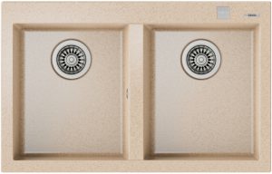Chậu rửa Teka FORSQUARE 2B 790 BEIGE