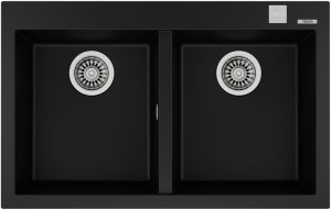 Chậu rửa Teka FORSQUARE 2B 790 BLACK