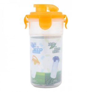 Combo Bộ 2 ly nhựa đựng nước có nắp 350ml