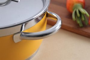Bộ nồi Fivestar 3 chiếc màu vàng inox 430