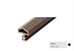 Đệm khí cho cửa màu đen Hafele 950.10.273
