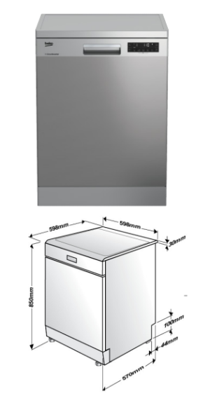 dsgfedej - MÁY RỬA BÁT BEKO DFN28424X dsgfedej - MÁY RỬA BÁT BEKO DFN28424X