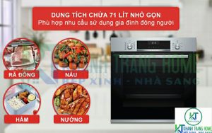 dung tich lo nuong bosch hba5570s0b - LÒ NƯỚNG ÂM TỦ BOSCH HBA5570S0B SERIE 6 71L AUTOPILOT 10