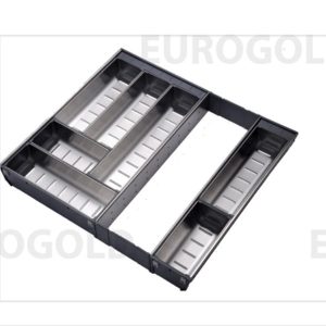 Khay chia thìa dĩa inox 304 mỏ rộng EuroGold E0645E