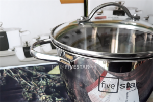 ea34d5ac - Bộ 3 nồi inox cao cấp Fivestar (inox 304 - thân cao - nắp kính)