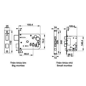 el7500 tc dimd02 - Khóa điện tử Hafele EL7500-TC 912.05.716