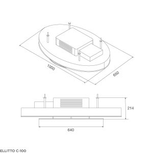ellitto c 100 - Máy hút khói, khử mùi Malloca ELLITTO C-100