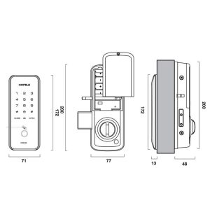 er5100 700x crop center 1 - Khóa Điện Tử Hafele Er5100 912-05-319