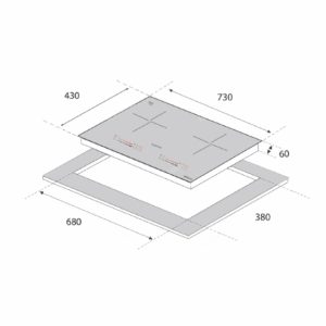 euh2121 3 1740 1 - BẾP TỪ 2 VÙNG NẤU EUROGOLD EUH2121