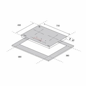 euh2288 3 4196 1 - BẾP TỪ 2 VÙNG NẤU EUROGOLD EUH2288