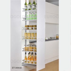 Tủ kho EuroGold EV180640 inox nan dẹt 6 tầng cánh rút mở xoay hai hướng