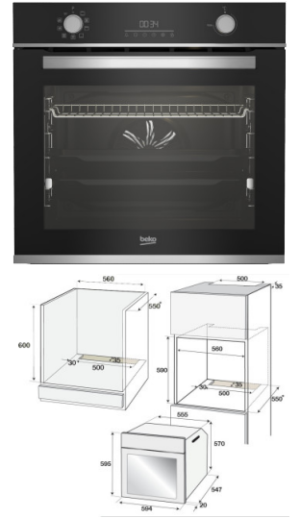 fbhfssdc - Lò nướng âm tủ Beko BBIM13300XPSE fbhfssdc - Lò nướng âm tủ Beko BBIM13300XPSE