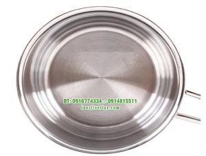 fc865124 - Quánh Inox 430 FiveStar 3 Đáy Nắp Kính 14cm