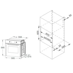 fo30012 86 m xs kt 2 1 - FRANKE | Lò nướng FO30012 86 M XS (116.0287.916)