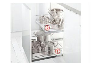 Phụ kiện rổ kéo lọt lòng rộng Kessebohmer 600mm 540.25.287