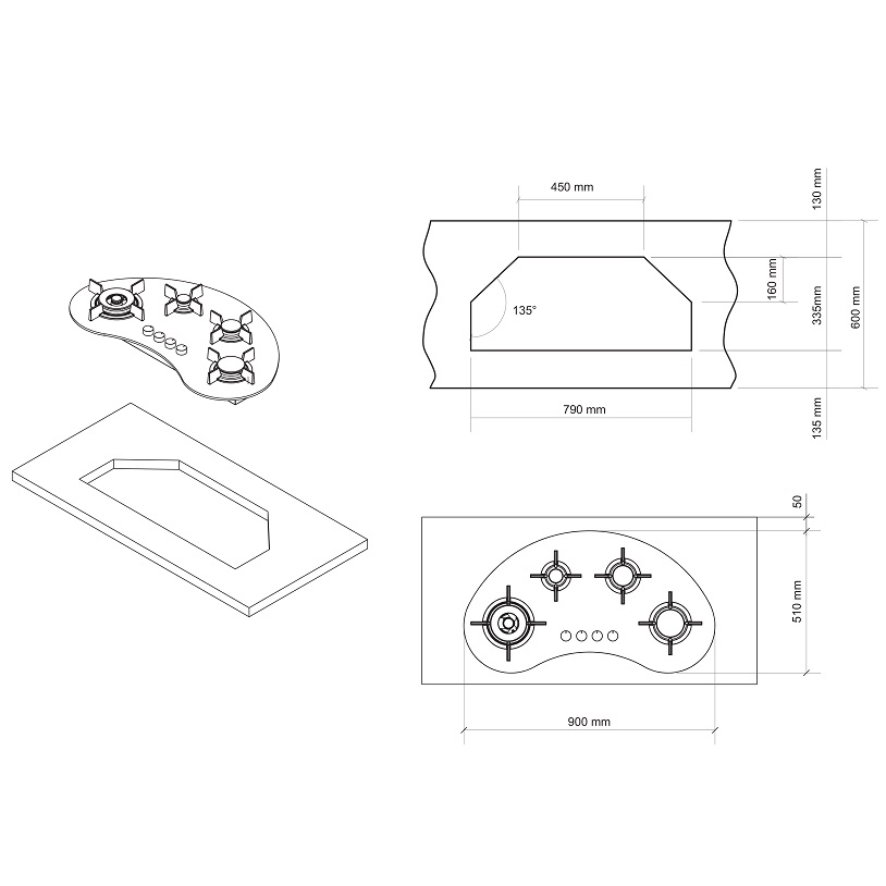 gaia 04m2 1 - Bếp gas âm DUDOFF GAIA 04M2 gaia 04m2 1 - Bếp gas âm DUDOFF GAIA 04M2