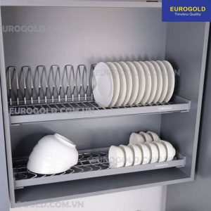 Giá bát cố định inox SUS304 nan Oval Eurogold EPV8080