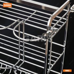 gk0225c 2 2503 - Giá chai lọ gia vị 2 tầng Garis GK02.25C