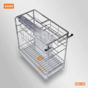 gm02c 2 1602 - Giá chai lọ dao thớt, cánh kéo GARIS GM02.35C