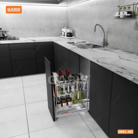 gm02c 2200 - Giá chai lọ dao thớt, cánh kéo GARIS GM02.40C gm02c 2200 - Giá chai lọ dao thớt, cánh kéo GARIS GM02.40C