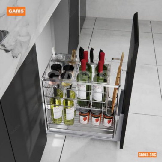 gm02c 3 4987 - Giá chai lọ dao thớt, cánh kéo GARIS GM02.40C gm02c 3 4987 - Giá chai lọ dao thớt, cánh kéo GARIS GM02.40C