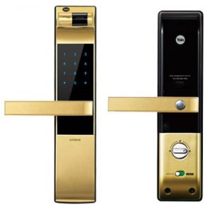 Khóa vân tay YALE YDM 4109+ tiêu chuẩn Châu Âu (Màu đen và Vàng)