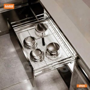 Giá xoong nồi cánh kéo nan vuông Garis GP02.70C