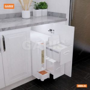 Thùng gạo 3 khoang Garis 5-10-15kg cánh mở GARIS GR09.45