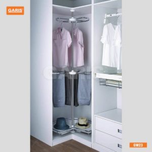 GIÁ XOAY, TREO GÓC TỦ QUẦN ÁO GARIS GW23