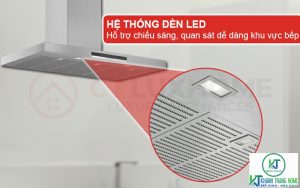 he thong den led may hut mui dwb97im50 - MÁY HÚT MÙI GẮN TƯỜNG BOSCH DWB97IM50 SERIE 4 NGANG 90CM