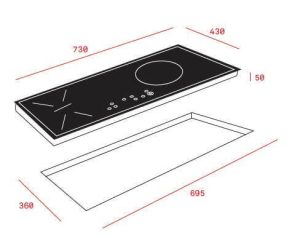 his 6021S - Bếp điện từ Teka HIC 7322S