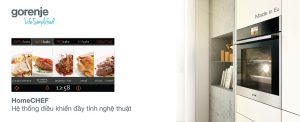 homechef02 2 - Lò nướng kèm hấp Gorenje BCS789S22X