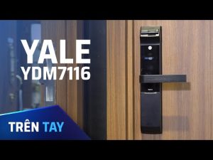 Khóa vân tay Yale YDM 7116 MB tiêu chuẩn Mỹ và Châu Âu