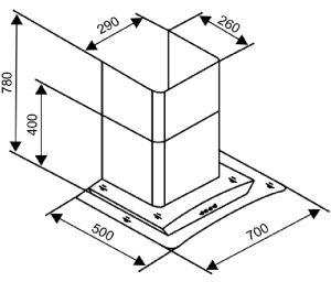 hut mui sevilla sv 870 - Máy hút mùi Sevilla SV-870