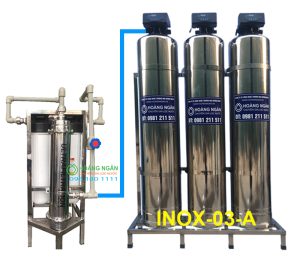Hệ thống lọc tổng INOX 03-UF dùng cho biệt thự nhà hàng, khách sạn