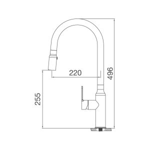 Vòi rửa Malloca K046-S