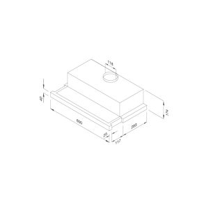 k1506 tc - Máy hút khói, khử mùi Malloca K1506 TC