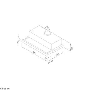 k1506 tc2 800x800 1 - Máy hút mùi âm tủ Malloca K1506 TC