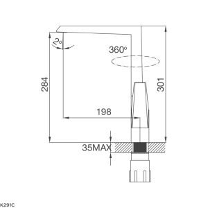 Vòi rửa Malloca K291C