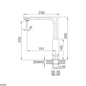 Vòi rửa Malloca K289C