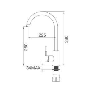 Vòi rửa Malloca K569-SN