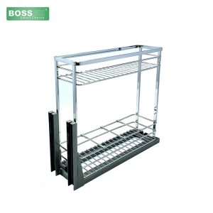 GIÁ DAO THỚT INOX NAN DẸT MẠ CROM BOSSEU BS200D