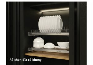 Khay úp chén đĩa Cucina 800mm loại có khung 544.40.007