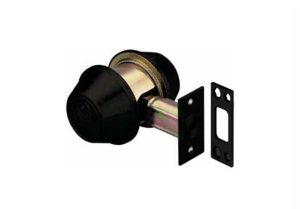 Khóa cóc 2 đầu chìa Hafele màu đen 911.64.384