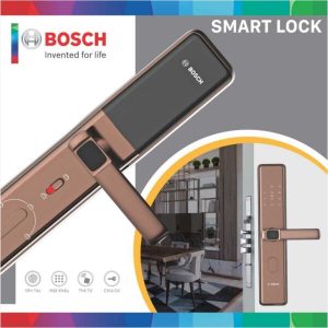 khoa cua dien tu bosch id 30bk mau vang dong 1 - Khóa vân tay Bosch ID 30BK màu đồng