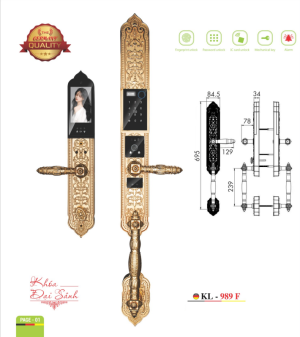 Khóa đại sảnh Kassler KL-989F tiêu chuẩn Đức