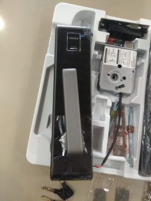 khoa dien tu el9000 912 4 - Khóa điện tử vân tay Häfele EL9000-TCS Màu xám 912.05.360