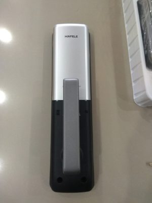 khoa dien tu el9000 912 6 - Khóa điện tử vân tay Häfele EL9000-TCS Màu xám 912.05.360